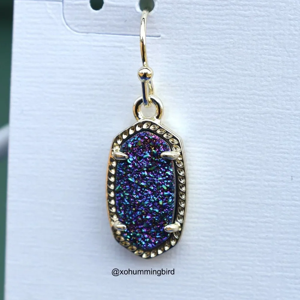 Kendra Scott | Lee Drop Earrings (Multi Drusy) - Picture 2 of 5
